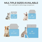 Luciphia Premium Cooling Dog Blanket Washable Q-MAX>0.5 Small Medium Large Pet Mat Puppy Cat Self-Cooling Soft Breathable Calming Throw for Sofa Crate Bed (Light Blue,25x35 inches)