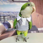 Bird Costume Bird Diaper Flight Suit Bird Summer Clothes Cosplay Photo Prop for Parrots Lovebird Parakeet Cockatiel Small Animals Apparel (Without Diaper,Alexandrine)