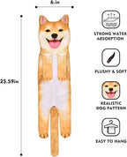 AGRIMONY Funny Shiba Inu Dog Hand Towels for Kitchen Bathroom - Dog Mom Dad Gifts for Women Men Teens Kids-Easter Mothers Fathers Days Valentines Housewarming Birthday Gifts for Animal Lovers