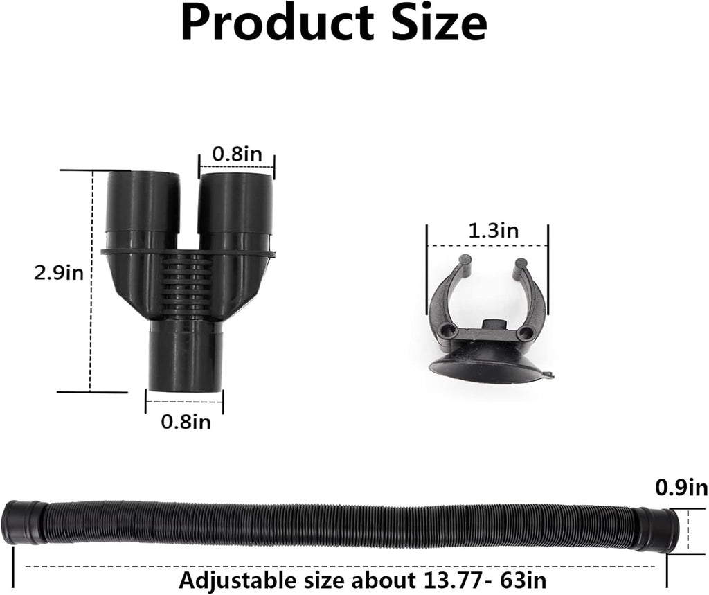 Reptile Fogger Extension Tube, Accessories of Reptile Humidifier Mister Suitable for Reptiles Amphibians and Terrarium