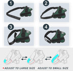 Bolux Dog Harness, No-Pull Reflective Dog Vest, Breathable Adjustable Pet Harness with Handle for Outdoor Walking - No More Pulling, Tugging or Choking (Dark Green, M)