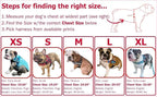 Adjustable Dog Harness– No Pull, No Choke – for English Bulldogs, French Bulldogs, Pugs & Broad-Chested Breeds – Easy, Safe Walks (Bright RED, Medium)