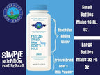 Shepherd Boy Farms Freeze Dried Raw Goats Milk with Probiotics for Dogs & Cats (Golden Blend), Organic USA Veggies & Fruits, High Protein, Digestible Goat Milk Powder, Food Toppers - Makes 16 FL OZ