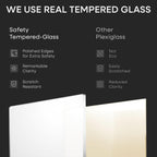 Homeforia 24x36 Poster Frame Wood, High End Natural Oak 24 x 36 Large Picture Frame with Mat 20 by 30, 24x36 Light Wooden Frames Matted to 20x30 Photo, 36x24 Frames, Tempered Glass, Wall Kit, Set of 1