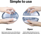 Hamster Bathtub,Hamster Bathroom,Small Animal Habitat Décor,Sand Bath Container Transparent Beds,Hamster Bed,Ice Bathtub,Sleep Pad Nest,Sand Bath Box for Small Pet Animals Cage Accessories（L）
