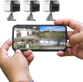 NomadEye Wireless Horse Trailer Camera – 4K Live Video & 2-Way Audio – WiFi Connect – Magnetic Mount – 15Hrs Recording – Night Vision – iOS & Android App (3 Pack)