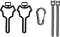 Dog Poop Bag Holder, Waste Bag Holder, Dog Poop Bag Carrier, Hand Free Holder (2 pack, Black)