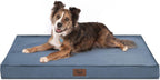 Orthopedic Dog Bed for Large Dogs - Pet Bed with Removable Washable Cover, Big Waterproof Dog Bed for Large Sized Dogs with Egg Crate Foam, Blue