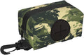 Dog Poop Bag Holder for Leashes - Lightweight Pet Waste Bags Dispenser Doggy Zippered Pouch for Puppy Walking Accessories(Dinosaur Camouflage)