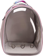 halinfer Galaxy Pink Dual Expandable Cat Backpack Carrier, Fit up to 20 lbs, Expandable Pet Carrier Backpack for Large Fat Cat and Small Puppy