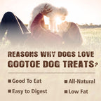 Gootoe Turkey Tendon Dog Treats – 100% USA-Sourced, Natural Snack, Premium Training Chews, Hypoallergenic, Reseal Value Bags, Size for Medium & Small Dogs, Braid (Medium) 3.17 oz/Pack (90gm)