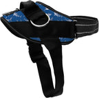 ShawnCo Essential Dog Harness, No-Pull Pet Vest (White Sharks,L) | 3 Leash Clips, Easy On, No-Choke, Reflective, Adjustable Fit, Padded Comfort, Control Handle, For Small, Medium & Large Dogs