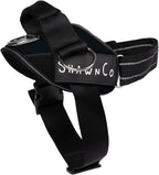 ShawnCo Essential Pro Dog Harness, No-Pull Pet Vest with 3 Leash Clips and Removable, Reflective Side Patches, Adjustable and Padded Harness for Small, Medium and Large Dogs (Midnight, S)
