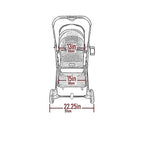 Pet Gear, A Vermont Family Owned Company Since 1936, 3-in-1 Travel System, View 360 Stroller Converts to Carrier and Booster Seat with Easy Click N Go Technology, for Small Dogs & Cats, 4 Colors