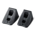 Amazon Basics Automotive Wheel Chocks, 2-Pack, Black