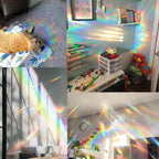 8 Inch Sun Catchers Indoor Window, Acrylic Rainbow Suncatcher Window Hanging Decoration for Living Room Bedroom Summer Home Balcony Ornaments Decoration (141Hummingbird)