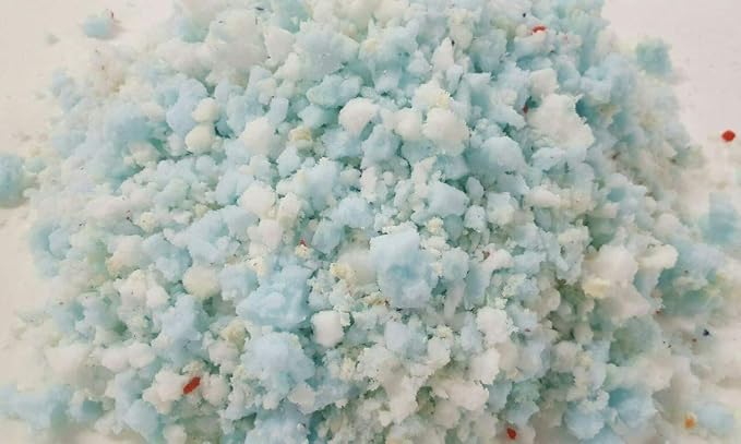 Mattress Grade High Density Shredded Memory Foam Filling Inserts for Pillow Stuffing, Bean Bag Filler, Chair, Sofa, Pet Dog Beds, Cushions, Upholstery and Couch Refill (40 lbs) Made in United States