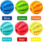 Sunglow 2 Pack Dog Toy Ball - Nontoxic Bite Resistant Teething Toys for Small/Medium/Large Dog and Puppy Cat, Dog Pet Food Treat Feeder Chew Tooth Cleaning Exercise Game IQ Training