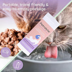 Petralyte Cat Hydration Electrolyte and Cat Joint Supplement | Hydration Support for Cats w/Glucosamine, Chondroitin, L-Glutamine, Taurine, Lysine & Prebiotics | for Salmon Lovers | 16 Packets