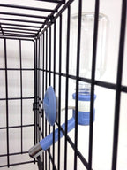 Choco Nose Patented No-Drip Dog Water Bottle/Feeder for Dogs/Cats and Other Small-Medium Sized Animals - for Cages, Crates or Wall Mount. 10.2 Oz. Mess Free Leak-Proof Nozzle 16mm, Blue (C590)