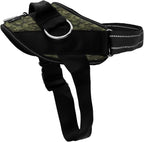 ShawnCo Essential Dog Harness, No-Pull Pet Vest (Military Camo,XS) | 3 Leash Clips, Easy On, No-Choke, Reflective, Adjustable Fit, Padded Comfort, Control Handle, For Small, Medium & Large Dogs