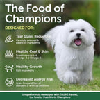 Nature's Protection Dry Dog Food for Puppy & Adult - High Protein Tear Stain Formula - Hypoallergenic Kibble for Small, Medium & Large Breed Dogs with Light Fur (Superior Care - Insect, 22 lb)