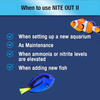 MICROBE-LIFT Nite-Out II Aquarium Bacteria for Start-up, Instantly Cycle Aquariums, Add Fish on Day 1, Rapid Ammonia and Nitrite Reducer for Freshwater & Saltwater Fish Tank, 8 Ounces (NITEH08)