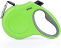 Fida Retractable Dog Leash, 16ft Heavy Duty Pet Walking Leash for Medium Dog or Cat up to 44 lbs, Tangle Free. One-Hand Brake (Medium, Green)