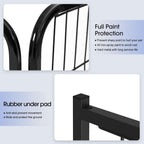 BestPet Dog Playpen Indoor 32 inch 32 Panels Metal Dog Pen Pet Dog Fence Outdoor Exercise Pen with Doors,Pet Puppy Playpen for RV Camping Yard, Black