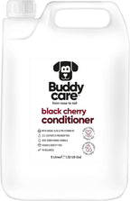 Black Cherry Dog Conditioner (169.07oz) Made with Aloe Vera, Argan Oil & Pro Vitamin B5 | Detangle Matted Coats & Relieve Sensitive & Itchy Skin, Suitable for Puppies from 8 Weeks, Vegan