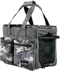 Cat Carrier Bag, Foldable Pet Bag Airline Approved, Pet Travel Carrier for Medium Cats Small Cats Dogs, Sturdy Transport Carriers Long Trips(Grey)
