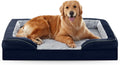 FURTIME Orthopedic Dog Bed for Extra Large Dogs - XL Washable Dog Sofa Beds Large, Supportive Foam Pet Couch Bed with Removable Washable Cover, Waterproof Lining and Nonskid Bottom, Navy Blue