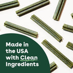 Pupford Dental Chews for Dogs, All-Natural 4-Inch Sticks for Plaque, Tartar & Bad Breath, Grooved Texture, Limited Ingredients, Made in USA (30 Count)