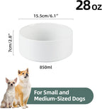 Ceramic Non-Slip Feeding Bowl. A calmer mealtime with a steady, tip-proof base.