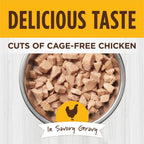 Instinct Healthy Cravings Grain Free Real Chicken Recipe Natural Wet Cat Food Topper by Nature's Variety, 3 Ounce (Pack of 24)