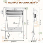 YUEPET Elevated Collapsible Dog Bathtub, Portable Shower Tub with Safety Collar, Foldable Dog Washing Station for Bathing and Grooming for Puppies Medium Dogs Cats Pets