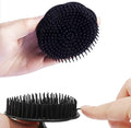 Nıva 2pcs Scalp Massager Shampoo Brush, Massage Hair Brush Floriated Shower Comb for Deep Cleaning Hair Men’s Hand Brush Growth Beard Brush Pet Grooming Brushes (Black)