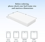 Twin Mattress, 10 Inch Memory Foam Mattress in a Box, Fiberglass Free Twin Size Mattresses for Pressure & Pain Relief, Soft and Comfortable