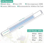 HITOP Full Spectrum LED Aquarium Light – 16-24” Classic Fish Tank Light with Timer, Aquarium Plant Light with Stable Extendable Brackets (16-24in)
