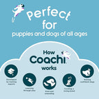 Coachi Chase & Crinkle - A Fun Enrichment Dog Toy for Chase & Play. Soft & Crinkly, Lightweight, Reward Training, Interrupting Biting & Chewing, Ideal for Agility and Suitable for Puppies