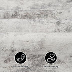 Abstract Runner Rugs 3x6 Washable Rug Non-Slip Hallway Carpet - Modern Neutral Kitchen Runners for Entryway, Bedroom, Laundry Room - Soft Low Pile Floor Mat 3x6 Grey