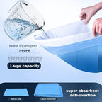 Boscute Thicken 6 Layers Heavy Absorbent XL 36"x24" Pet Training Dog Pee Pads, Extra Large Polymer Leak-Proof Quick Dry Puppy Pee Pads, Disposable Pee Pads for Dogs Cats Rabbit, 50 Counts | Heavy Absorbent up to 7 Cups, Quick Dry, for Dogs Cats Rabbit ...