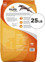Nulo Frontrunner Ancient Grains High-Protein Dog Food, Chicken, Oats, & Turkey Recipe- Natural Dry Dog Food with Probiotics, Grain-Inclusive Kibble for Adult Dogs, 25 lb Bag