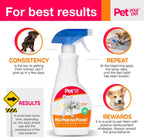 No Pee No Poop Dog Potty Training Spray, 16 Fl Oz – Non-Toxic Dog Spray to Prevent Peeing and Pooping – Natural No Urine Marking Scent Corrector - No Here Stops Dogs Peeing Indoor/Outdoor