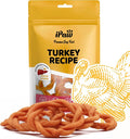 iPaw Turkey Dog Treats, All Natural Human Grade Dog Treat, Suitable for Training chew, US Sourced Raw Material, Hypoallergenic, Rawhide Alternative, Ring (Duck Liver)