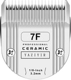 7F Dog Grooming Detachable Ceramic Blade,Compatible with WAHL 5 in 1 Blade for Wahl Arco, Bravura, Chromado, Creativa, Figura, and Motion Clippers. Cut Length 1/8-Inch 1.5mm