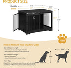 39.3" Dog Crate Furniture with Barn Door. A thoughtful pick for calmer daily routines.
