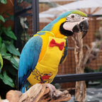 Bird Diaper Reusable Bird Flight Suit Washable Parrot Diapers Nappies Protective Breathable Nappy Clothes for Parakeet Parrot Macaw Budgie Canary Budgie Cockatiel(Yellow, Small)