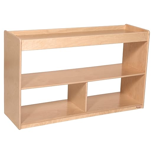 Wood Designs 12448 Math/Language Cabinet - 23-1/2"H, Backless, 23.5" Height, 48" Width, 15" Length