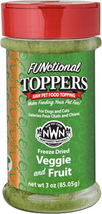 Northwest Naturals Freeze-Dried Veggie & Fruit Functional Topper - for Dogs & Cats - Healthy, Limited, Human Grade Ingredients, All Natural, Proudly Made in USA, 5 Oz (Pack of 1)